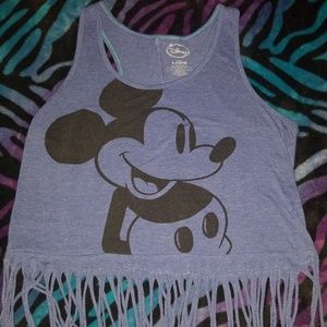 Disney fringe tank mickey mouse